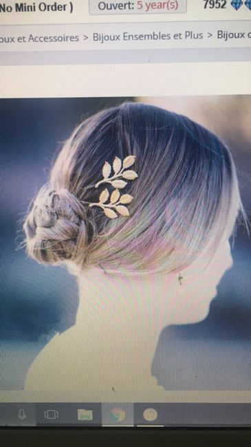  Les bijoux de cheveux style feuillage - 10