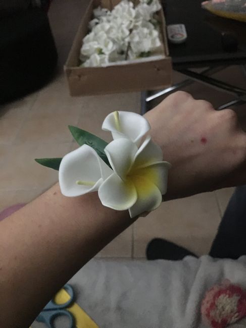  Bracelet de fleurs Diy: 1ere tentative - 1