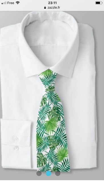 Tropical wedding: cravate et noeud pap’ 3
