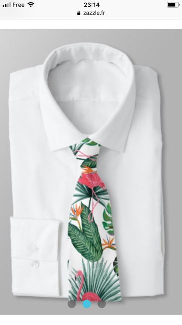 Tropical wedding: cravate et noeud pap’ 5