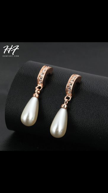  Boucles d’oreilles avec perle ✨✨ - 6