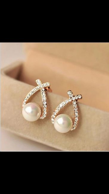  Boucles d’oreilles avec perle ✨✨ - 7