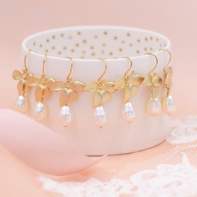  Boucles d’oreilles avec perle ✨✨ - 13