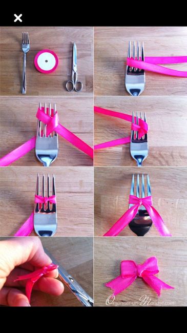 Essayage de noeuds en ruban diy - 2