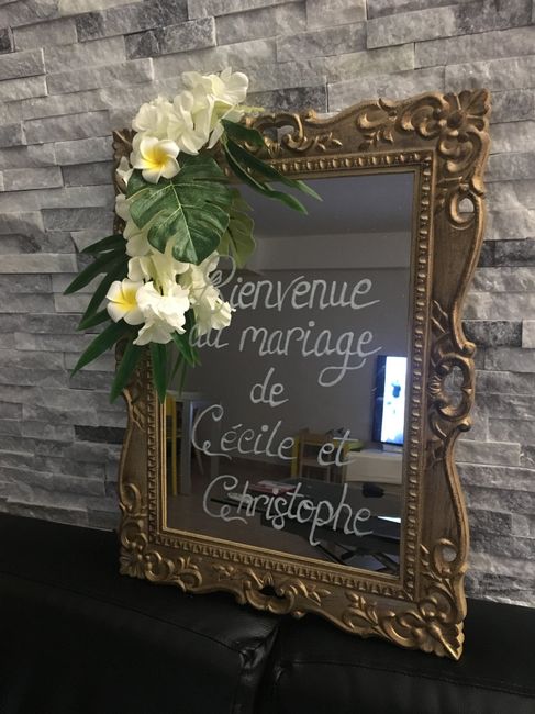 1er essai du miroir de bienvenue - 1