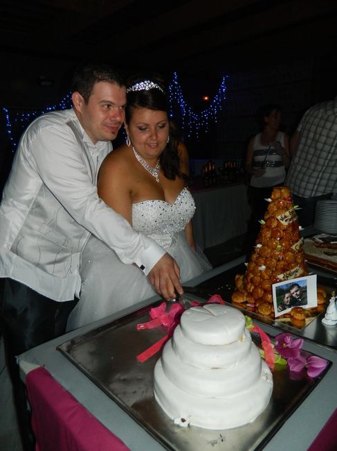 découpage wedding cake