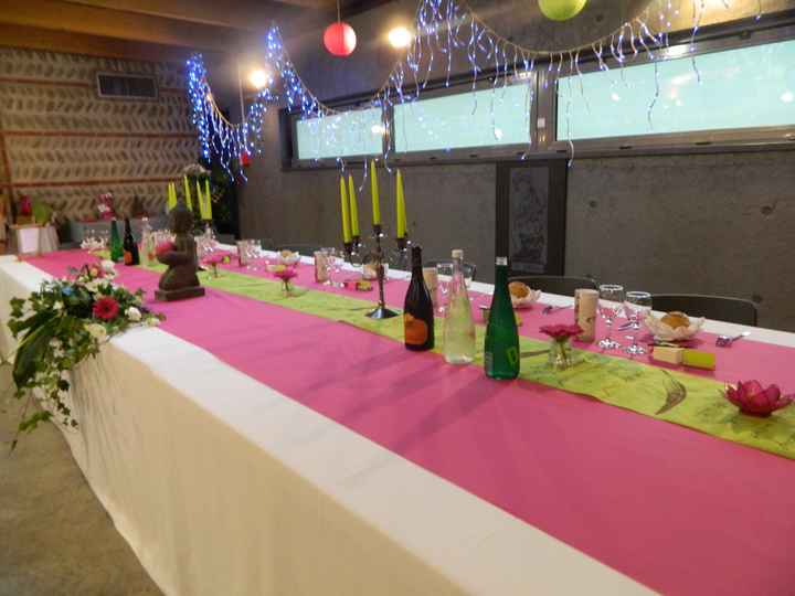 suite table d'honneur