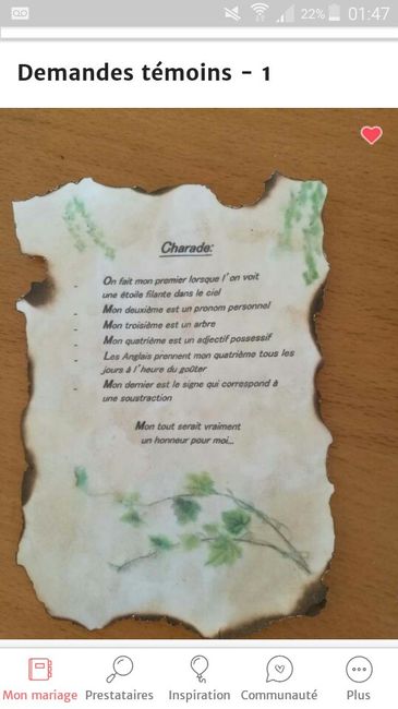 Cadeaux pour témoins - 1