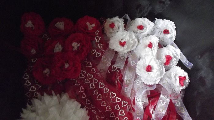 fleur pour voitures marié et mariée