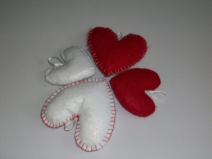 coeur feutrine pour mobile