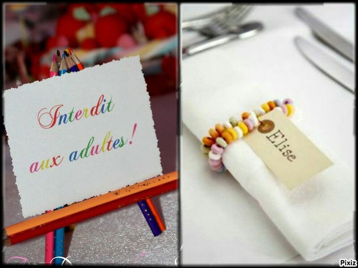 Comment decorer la table des enfants - 1