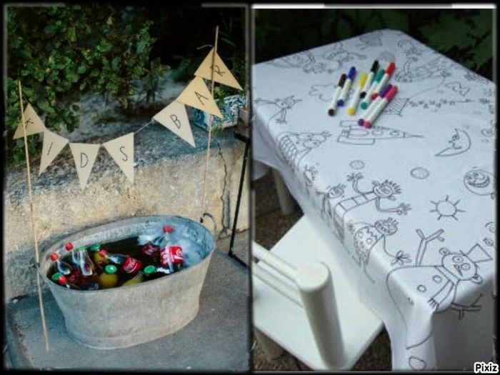 Comment decorer la table des enfants - 2