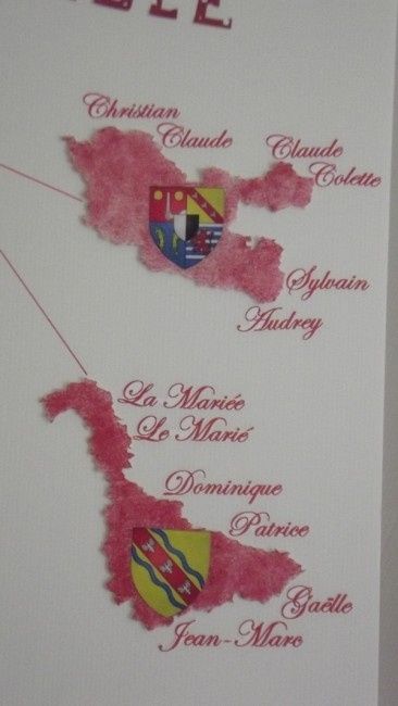 détail plan de table