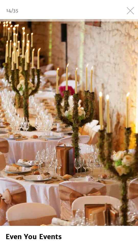 Chandeliers en centre de table - 1