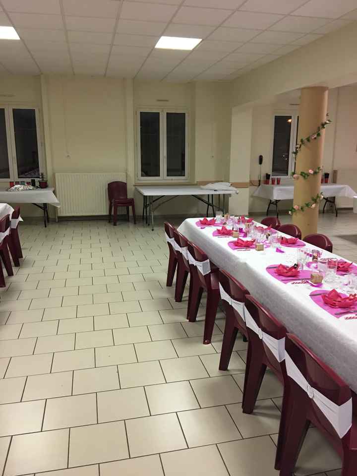 Sayez ! C’est le Jour j ! Décoration de la salle faite :) . - 9