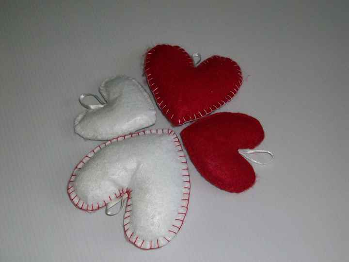 coeur feutrine pour mobile