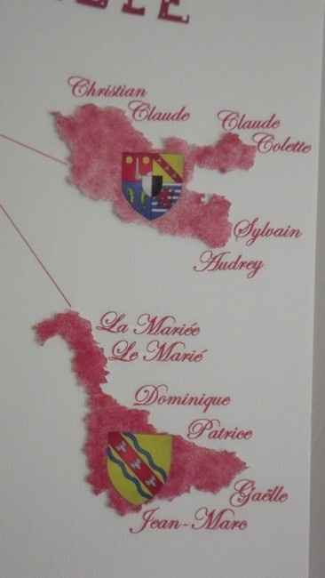 détail plan de table