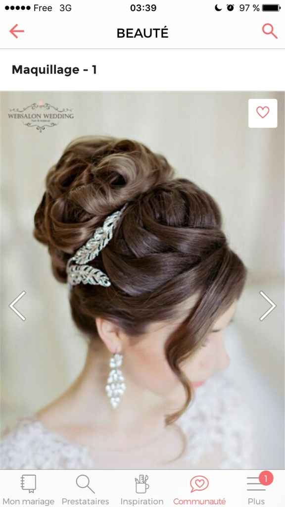 Chignon de marié brune - 2