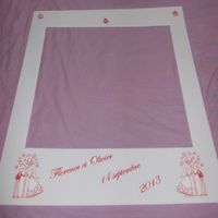 cadre en coroplaste pour photobooth