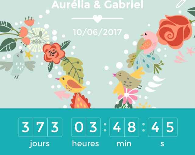 Oú en sont vos compteurs Mariages.net ? - 1