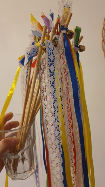 diy baguettes à rubans 🎊 3