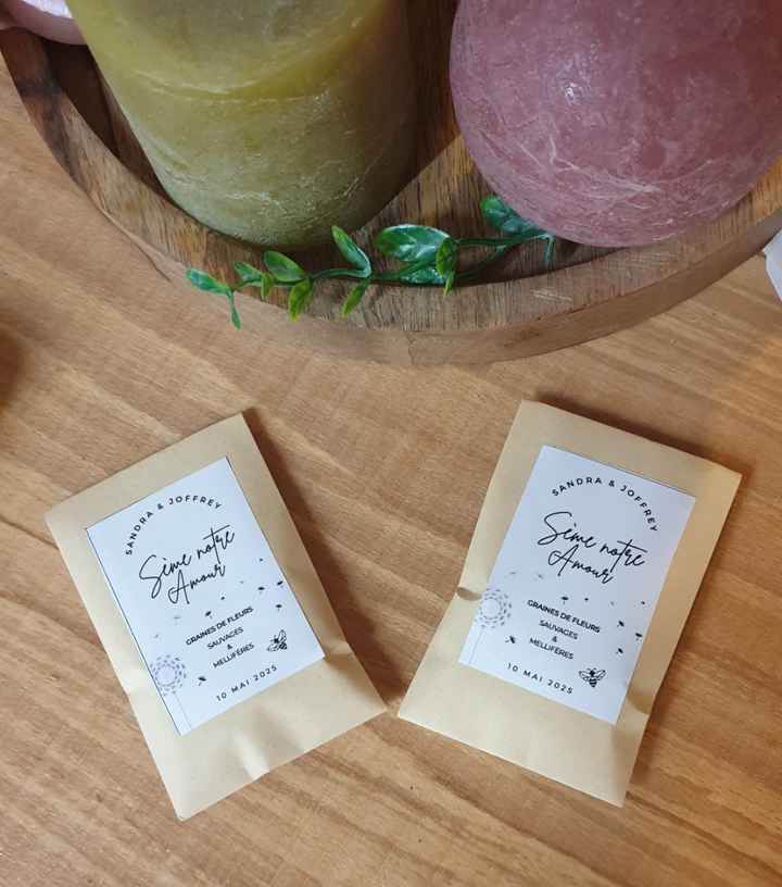 Cadeau des invités très petit budget - 1