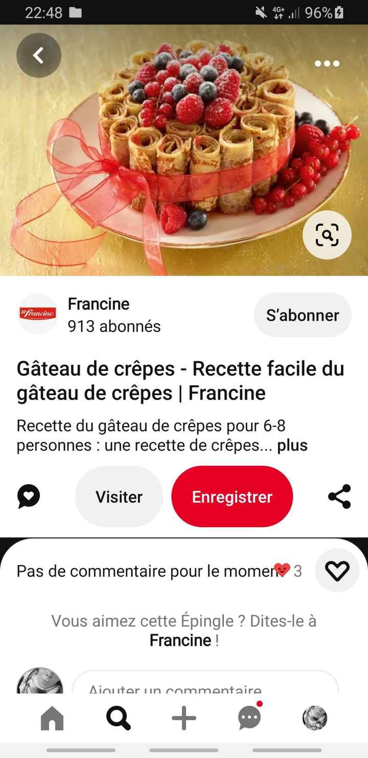 Pièce montée de crêpes - 1