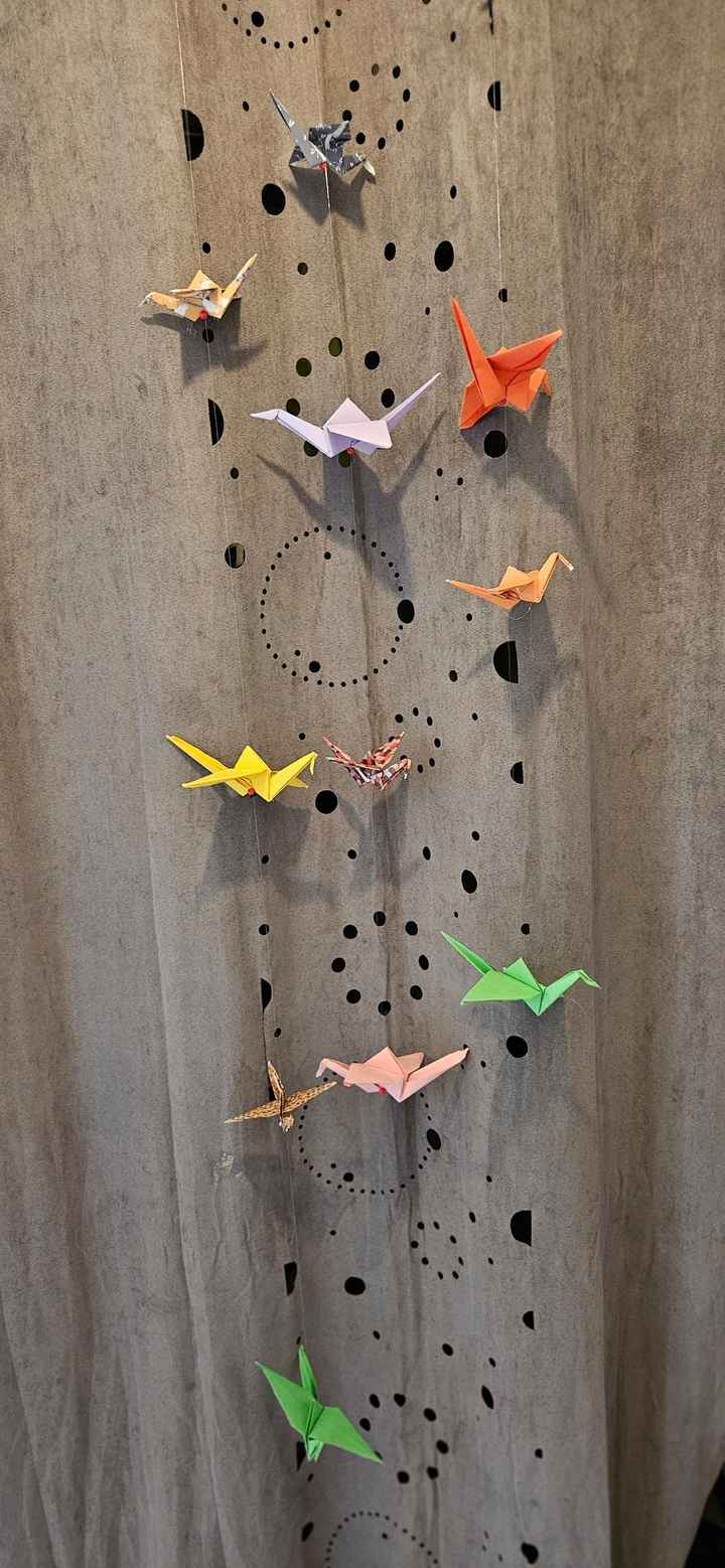 diy guirlandes de grues en Origami 🦤 - 1