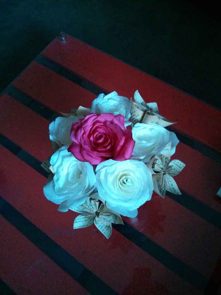 1er bouquet rose 