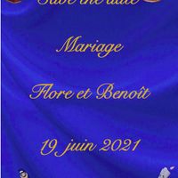 Nos save the date thème La Belle et la Bête - 2