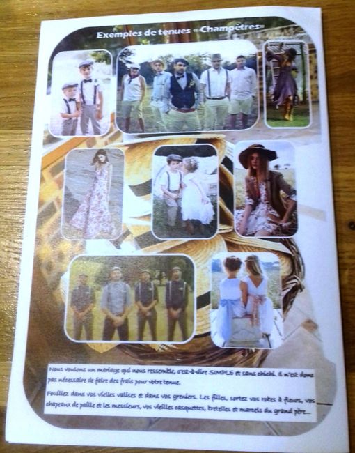 Affichette dress code