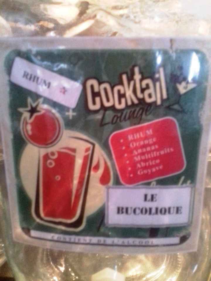 Etiquette du punch Le Bucolique