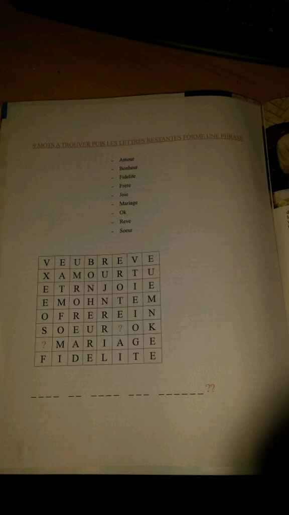 Annonce temoins originales? - 2