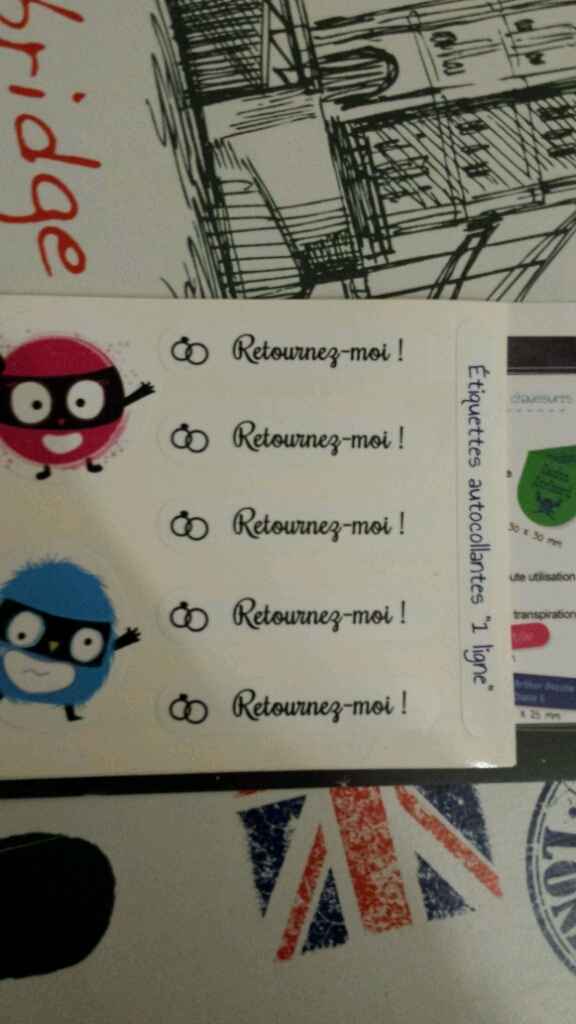 étiquettes  adhésives  bougies - 1