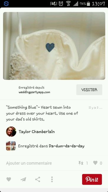 Quelque chose de bleu - 1