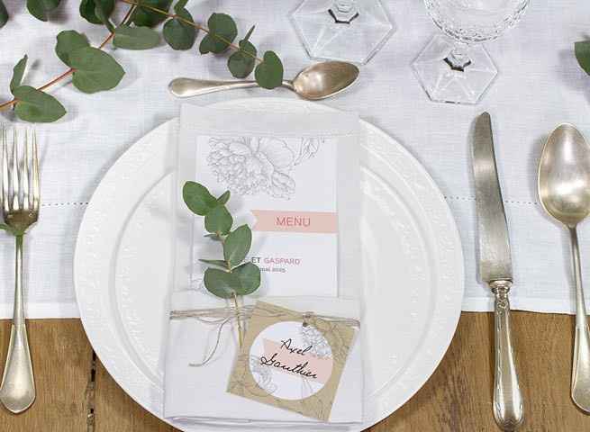  diy (simple) porte numéro de table - 4