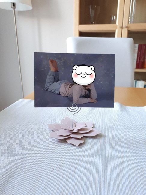  diy (simple) porte numéro de table - 1