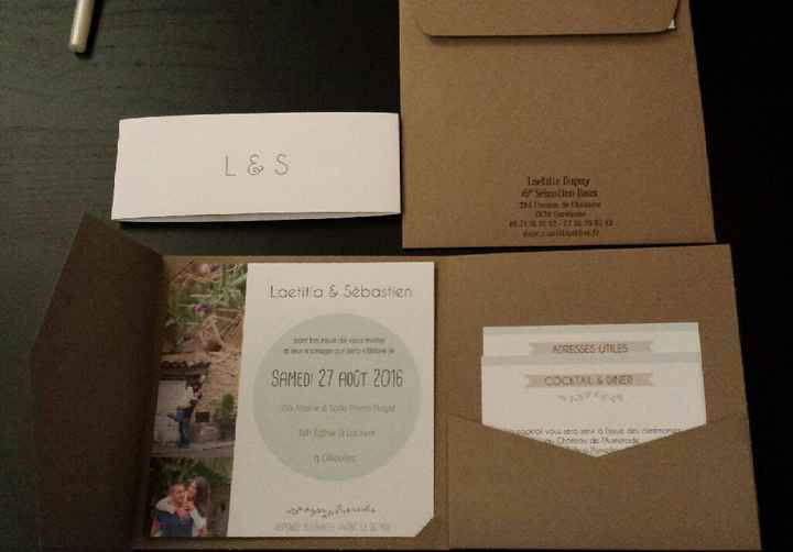 Comment sont vos faire parts ? - 1