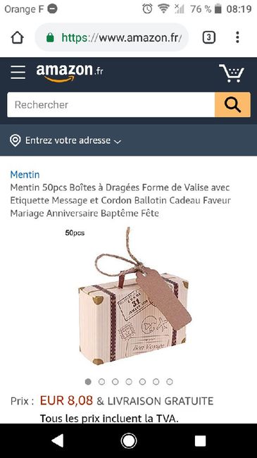 Centres de table voyage - 1