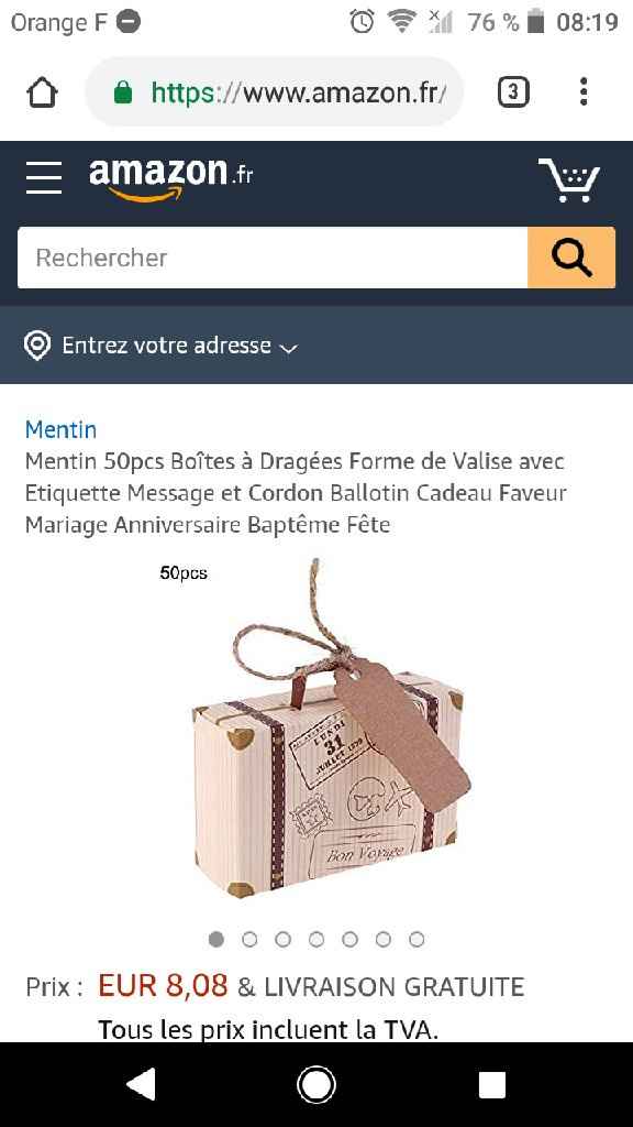 Centres de table voyage - 1