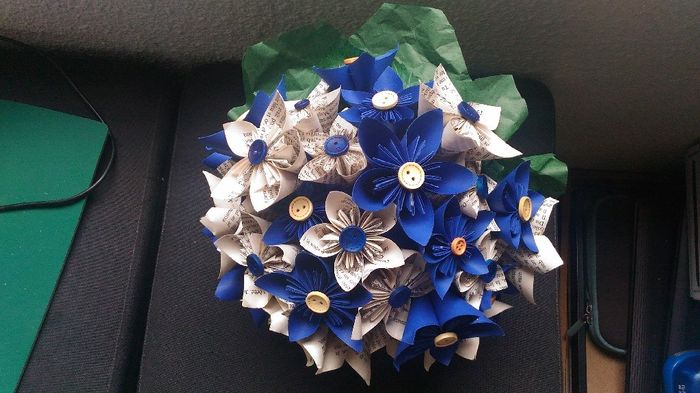  Bouquet origami. - 1