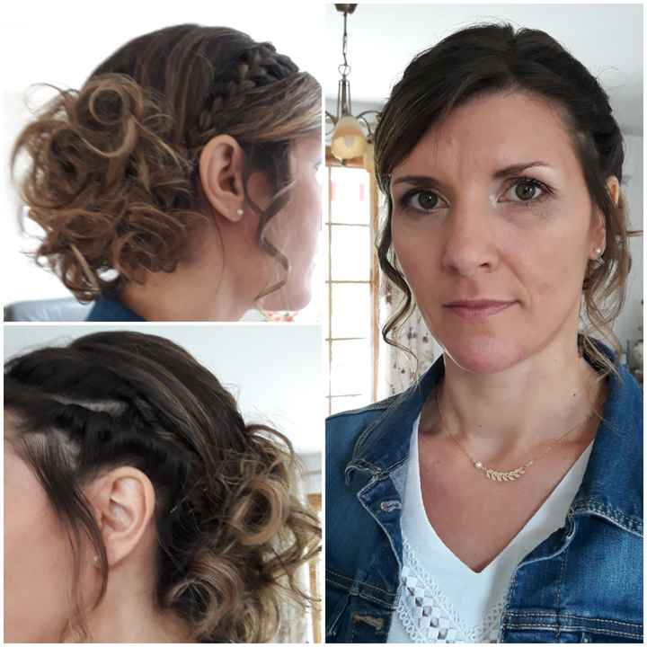 Dernier essayage robe, coiffure et maquillage - 2