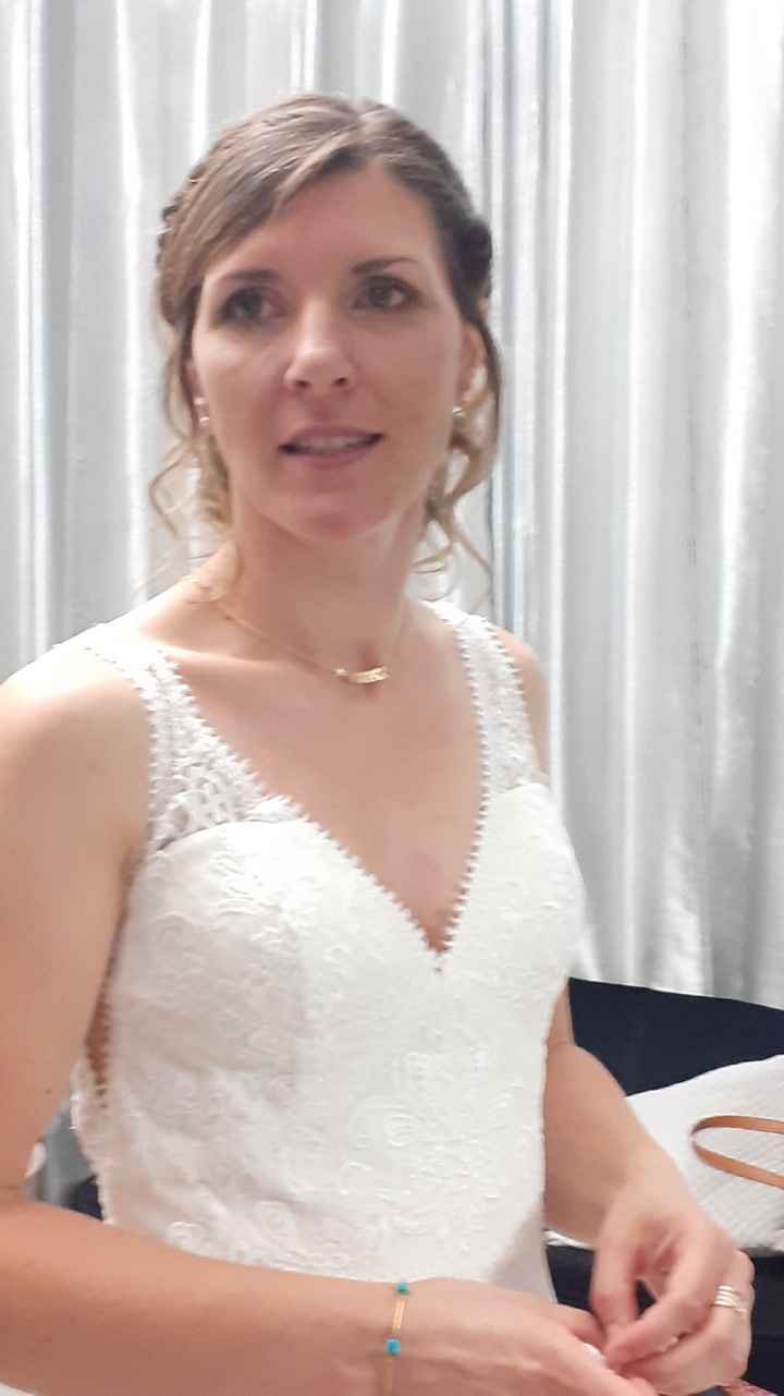 Dernier essayage robe, coiffure et maquillage - 2