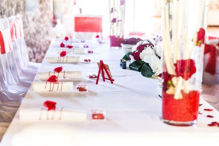 les tables reception