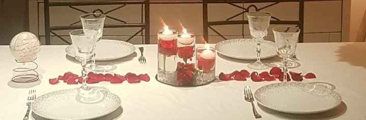 Tout premier essai deco tables  invités - 1