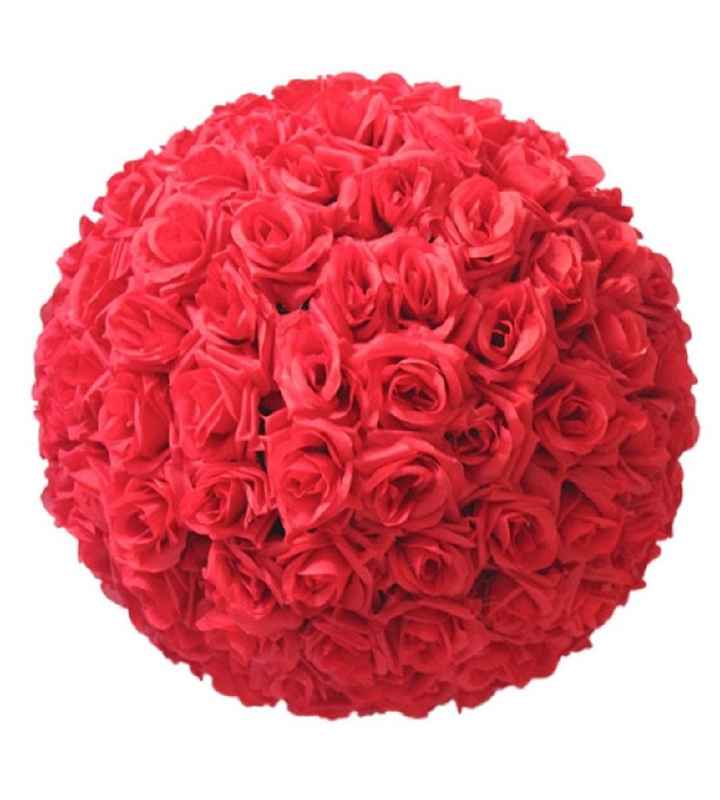 Boules fleurs soie - 1