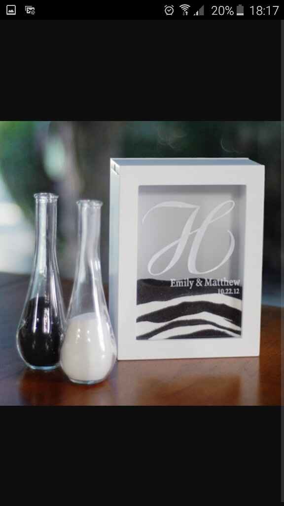 Contenant pour sable/ cérémonie laique - 2