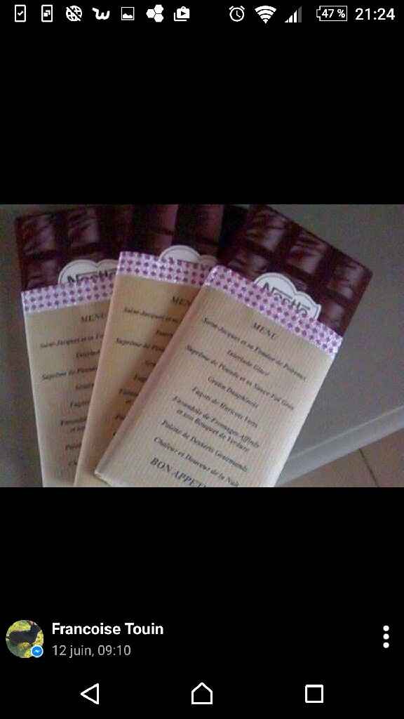 Montrez moi  vos menus :) - 1