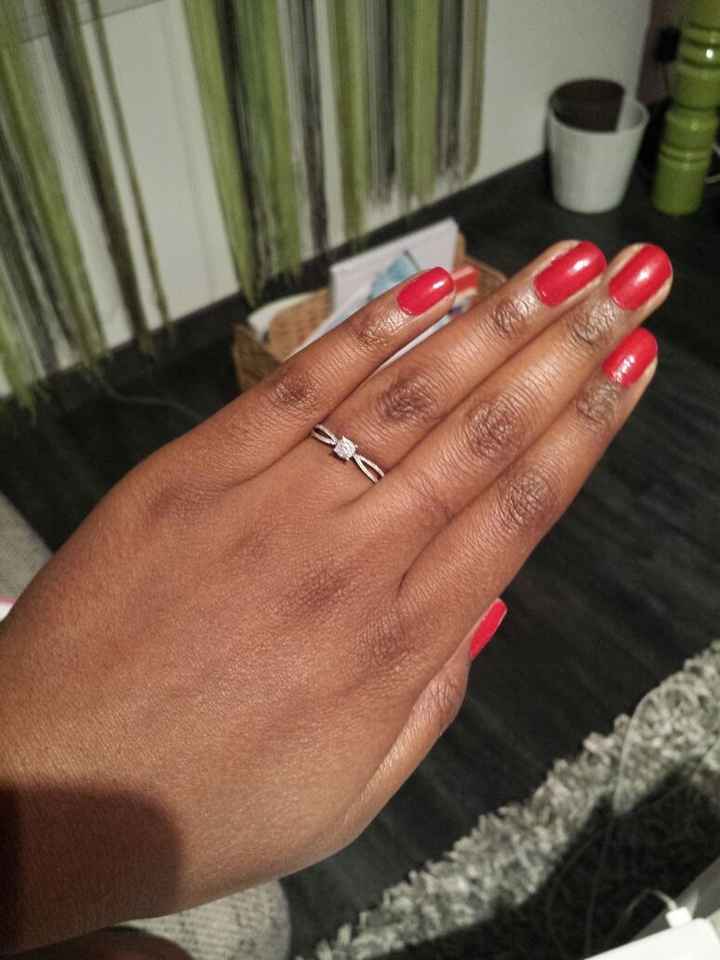 Qui porte une bague de fiançailles ? - 1