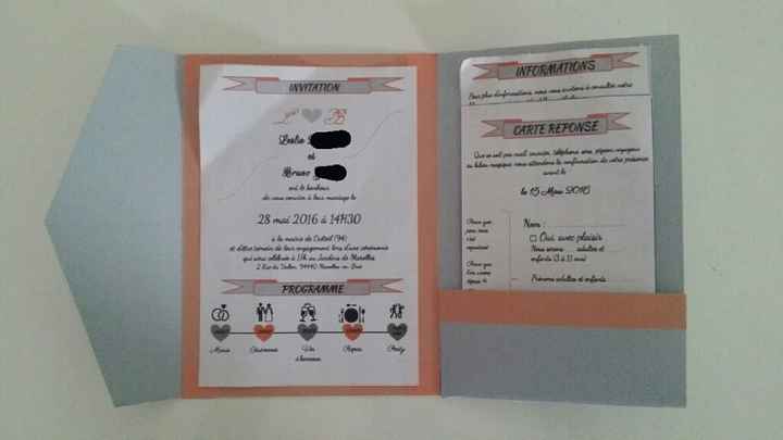 Mon prototype de faire part diy - 2